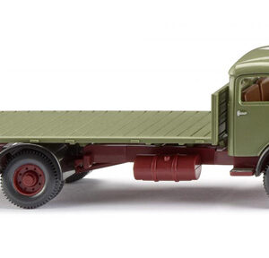 085203 Wiking Flachpritschen-Lkw (MB Kurzhauber) - schilfgrün