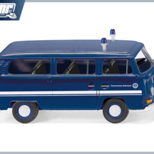 831501 Wiking VW T2 Bus THW mit Blaulicht